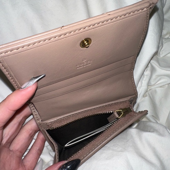 Gucci GG Marmont card case wallet - Dusty Rose - Picture 7 of 7